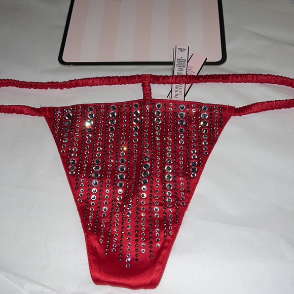 Victoria’s Secret Dream Angels VString Rhinestones (THONG) Panty - Picture 4 of 16